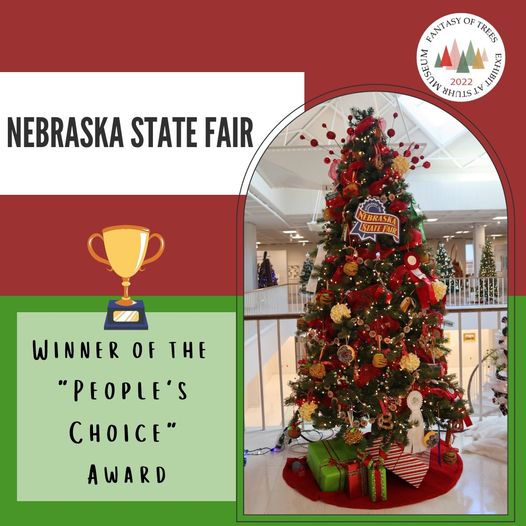 Nebraska State Fair winning Christmas tree entry
