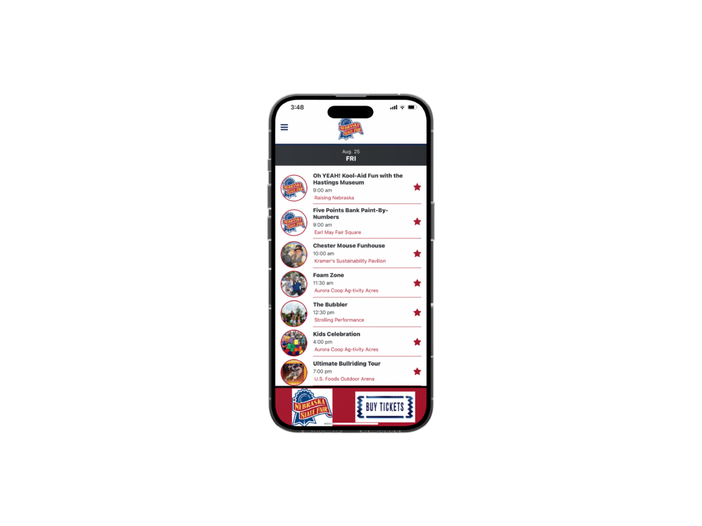 New Nebraska State Fair Mobile App Launches 12 Iphone14 2023 NSF app