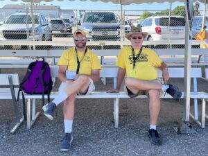 Volunteers Helping With Buses