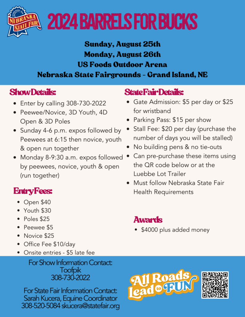Nebraska State Fair Schedule Printable