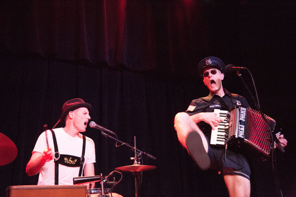 polka police rock
