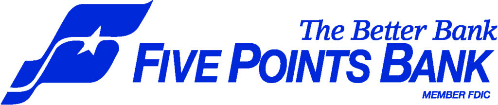 Five Points Bank Logo FInal Blue