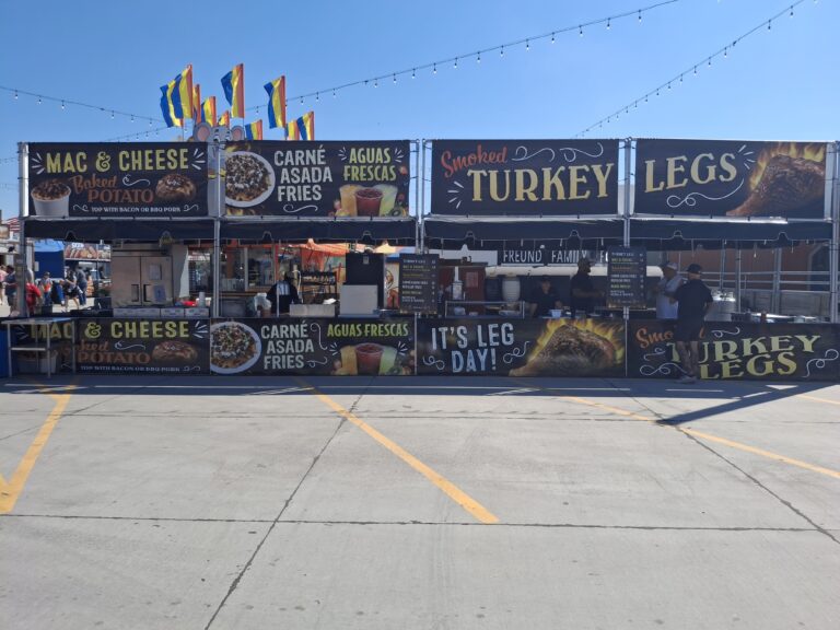 Freund Family Foods – Turkey Legs & Baked Potatoes